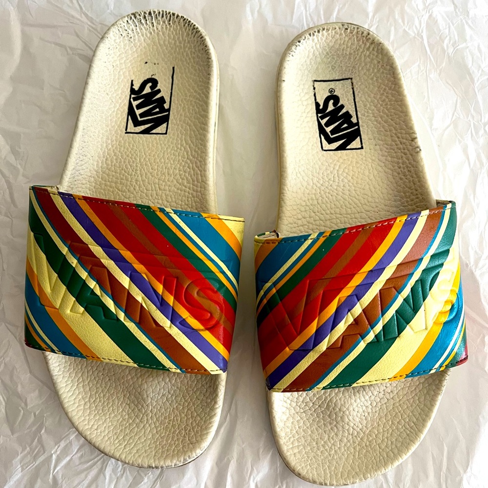 Vans slides - Pride